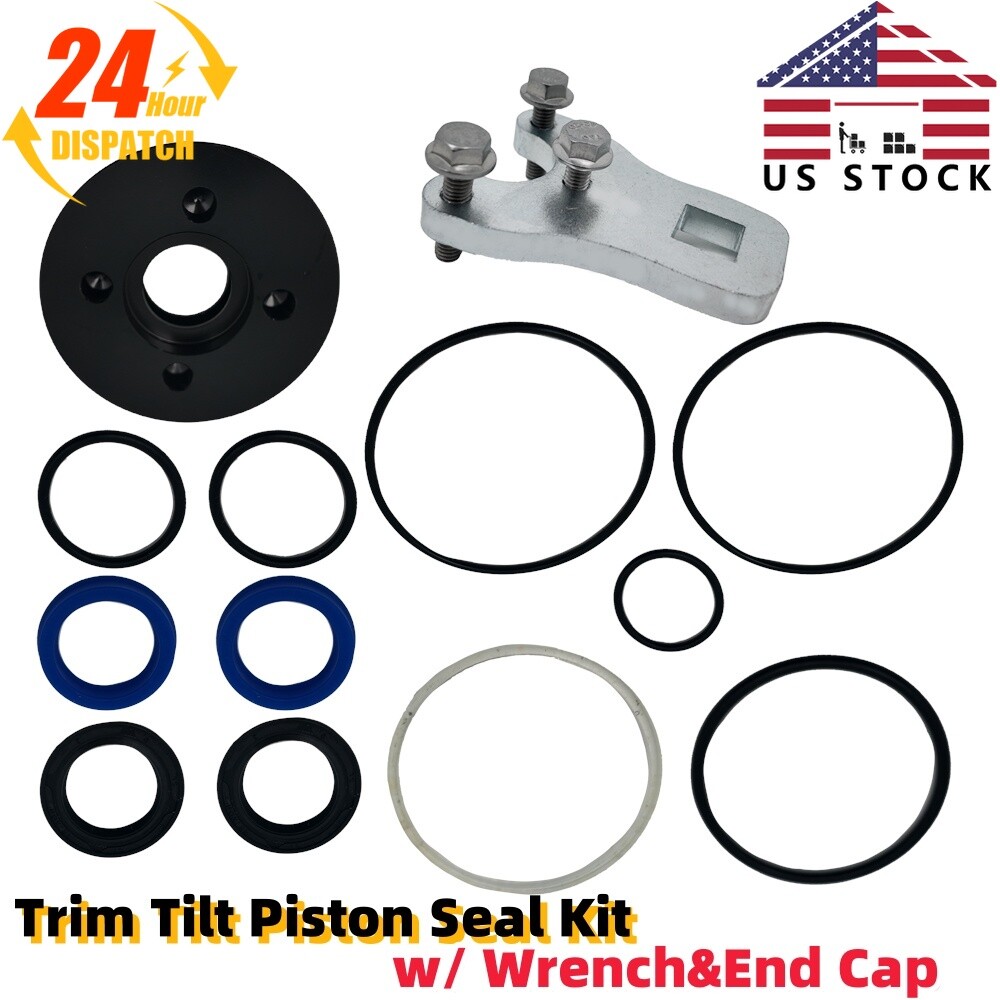 05-19 For Evinrude ETEC E-Tec 75-130hp 5008985 Trim Tilt Seal Kit Wrench End Cap 05-19 For Evinrude ETEC E-Tec 75-130hp 5008985 Trim Tilt Seal Kit Wrench End Cap