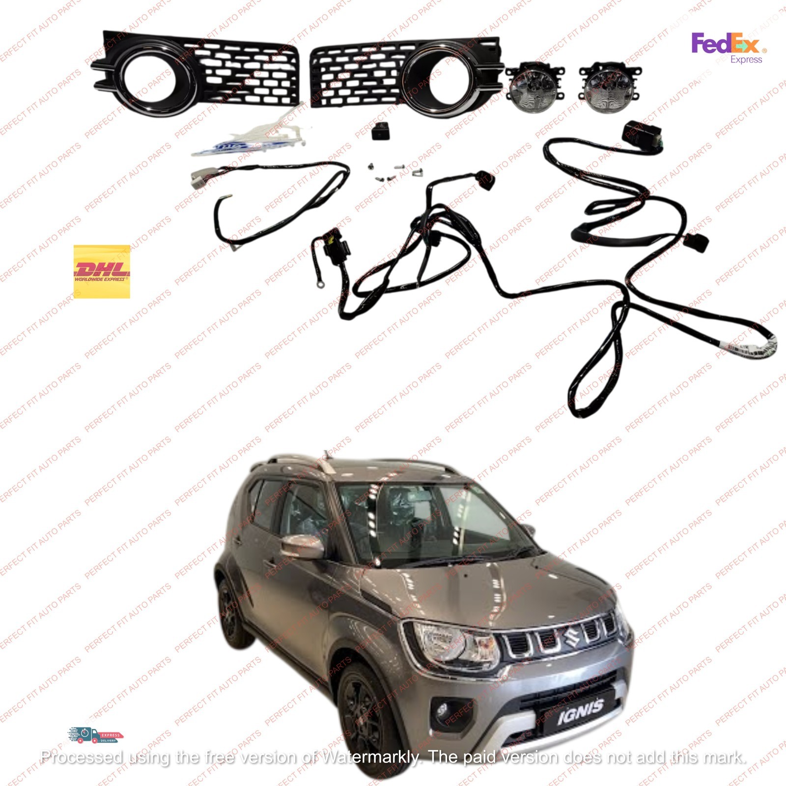 Fog Lamp Kit Fit For Suzuki Ignis 2017-2018 Model 990J0M66R11-010 Oem Genuine Fog Lamp Kit Fit For Suzuki Ignis 2017-2018 Model 990J0M66R11-010 Oem Genuine