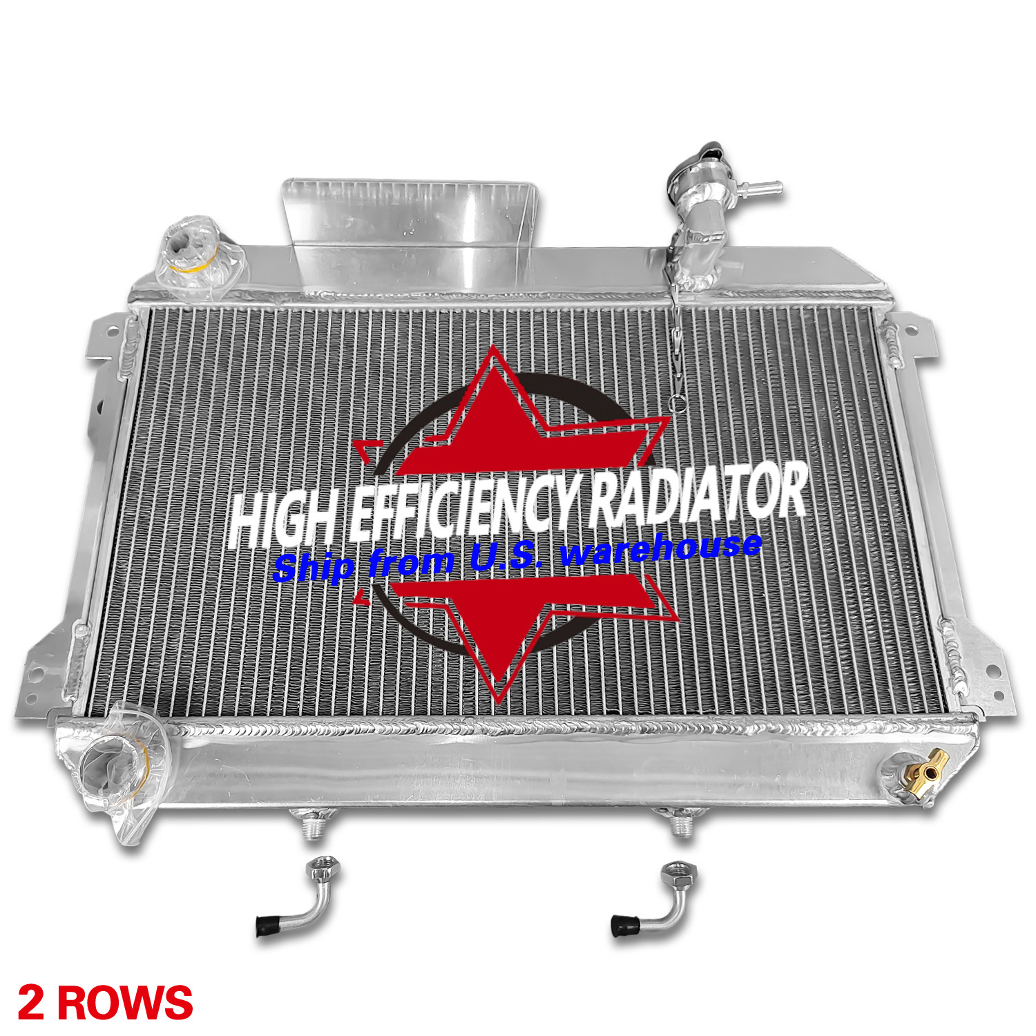 All Aluminum Radiator For 1980-1982 1981 Toyota Corolla AT/MT Performance Cooler