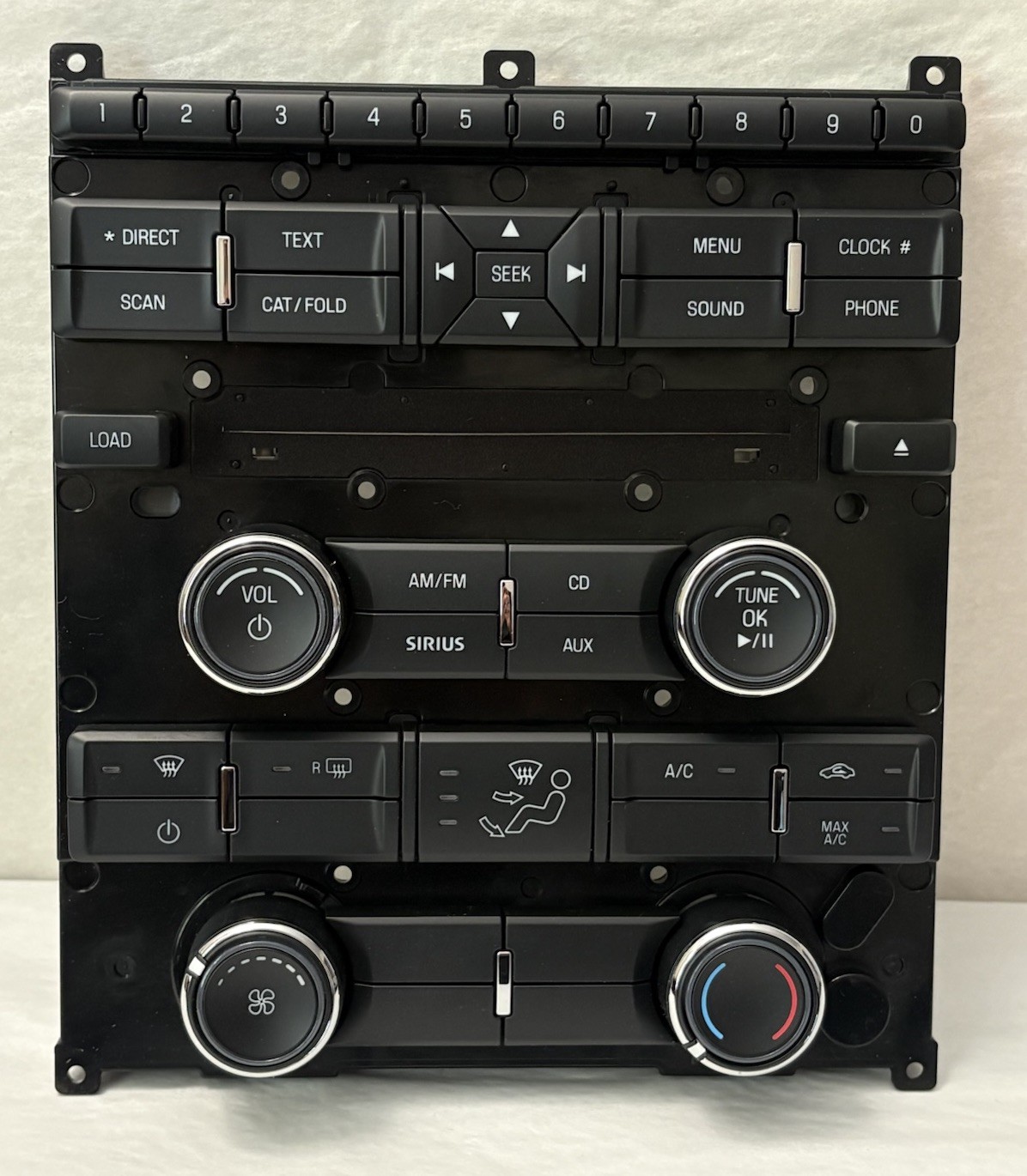 New OEM 2010 2012 Taurus Climate Control Faceplate Radio Buttons AG1T-18A802-AB New OEM 2010 2012 Taurus Climate Control Faceplate Radio Buttons AG1T-18A802-AB