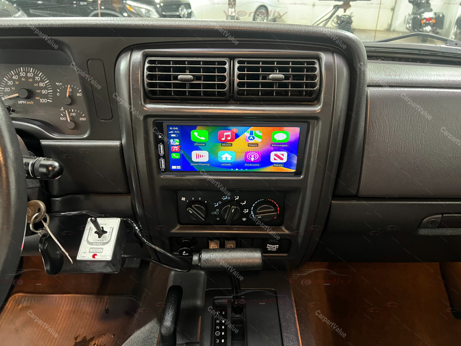 Fits For Jeep Cherokee 1997-2001 XJ Apple Carplay Android 15 Auto Stereo Radio