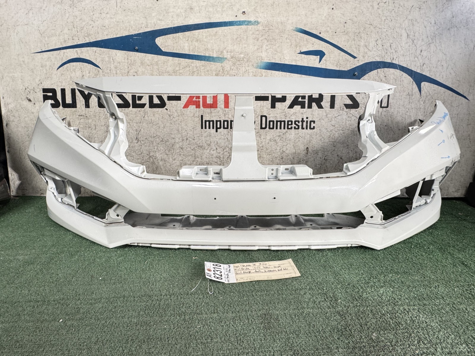 w/dents 2019 2020 2021 HONDA CIVIC SEDAN FRONT BUMPER COVER OEM AY82318