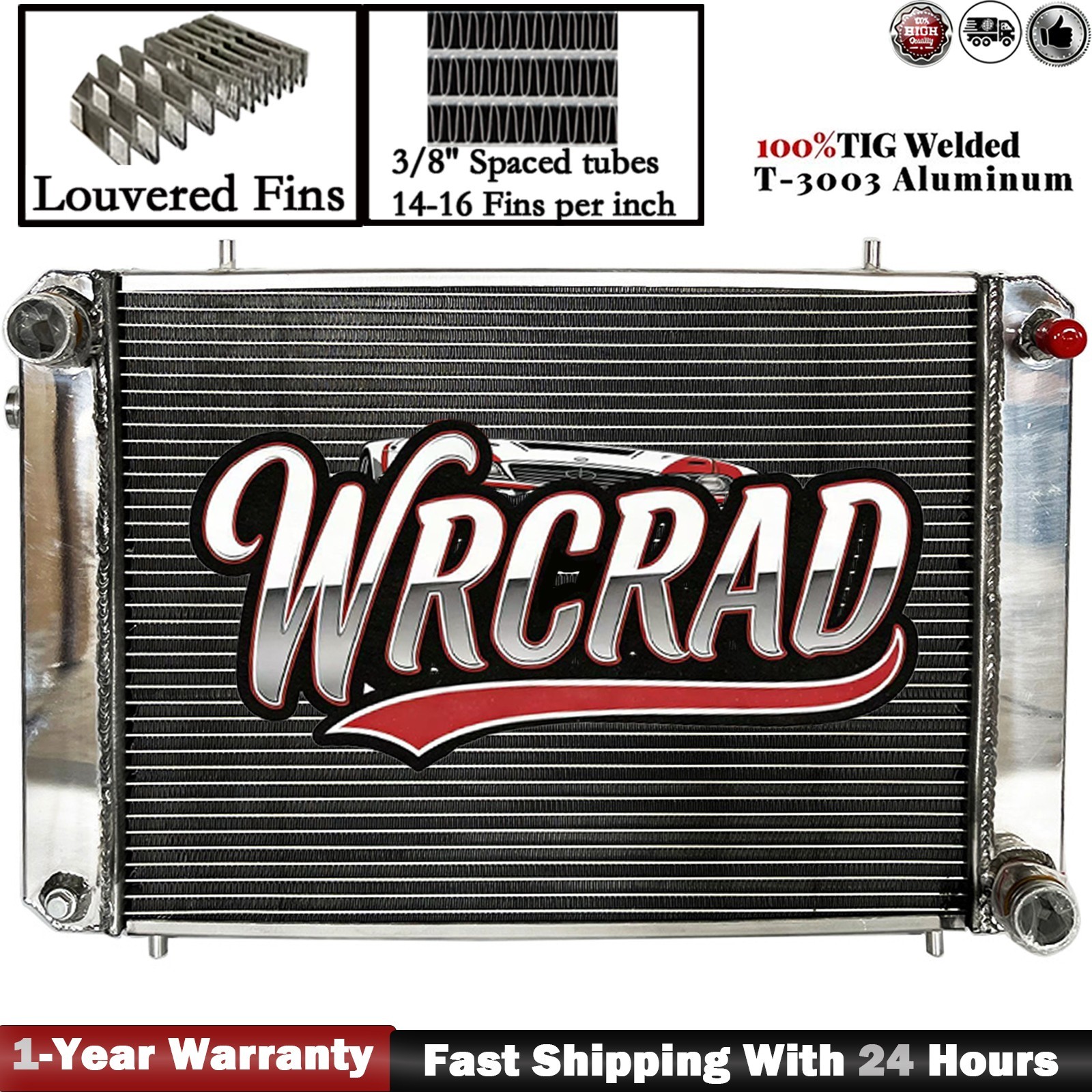 Cooling Radiator Fits 1978-1981 1979 1980 Triumph TR8 3.5L V8 2.2\