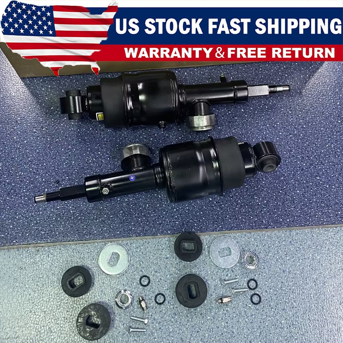 Pair Rear Hydraulic Air Suspension Shock Struts For Infiniti QX56 QX80 2011-2021