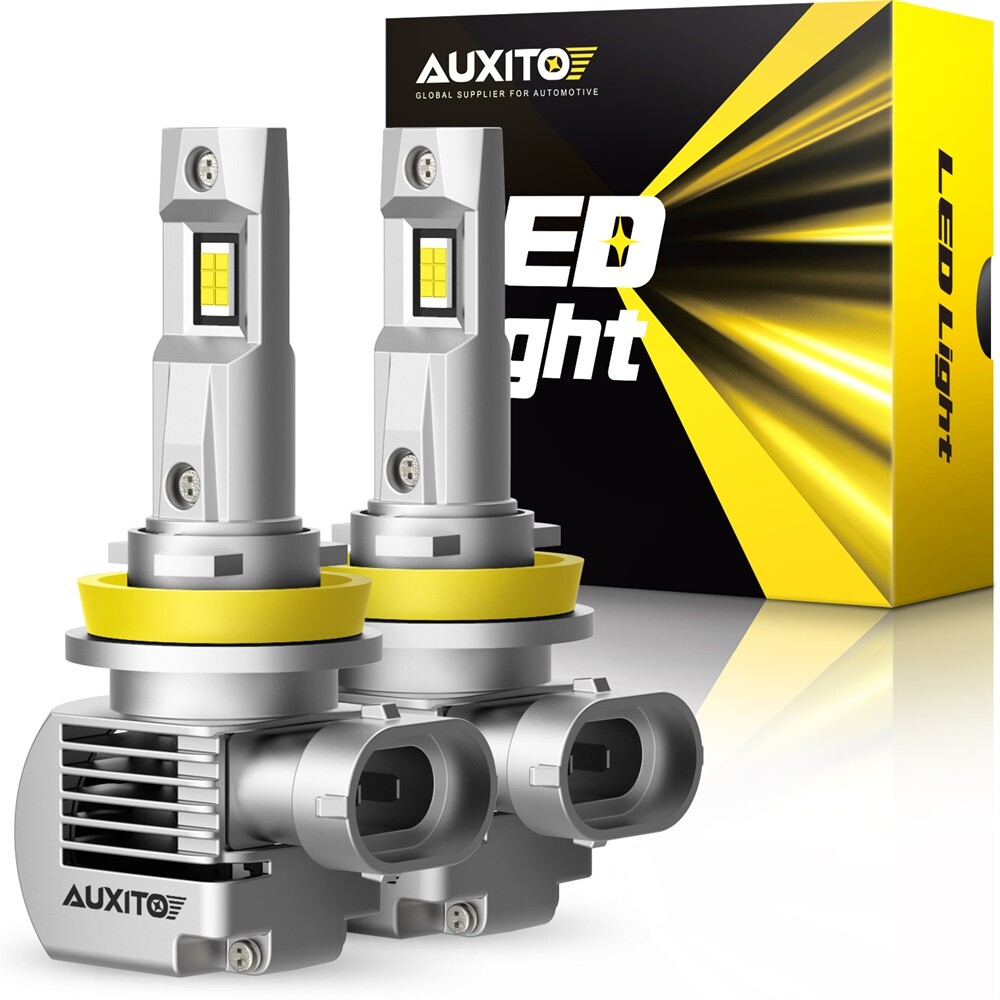 Auxito LED Headlight H11 Low Beam Bulb Canbus Kit 30000LM 6000K Ultra Bright Q16 Auxito LED Headlight H11 Low Beam Bulb Canbus Kit 30000LM 6000K Ultra Bright Q16