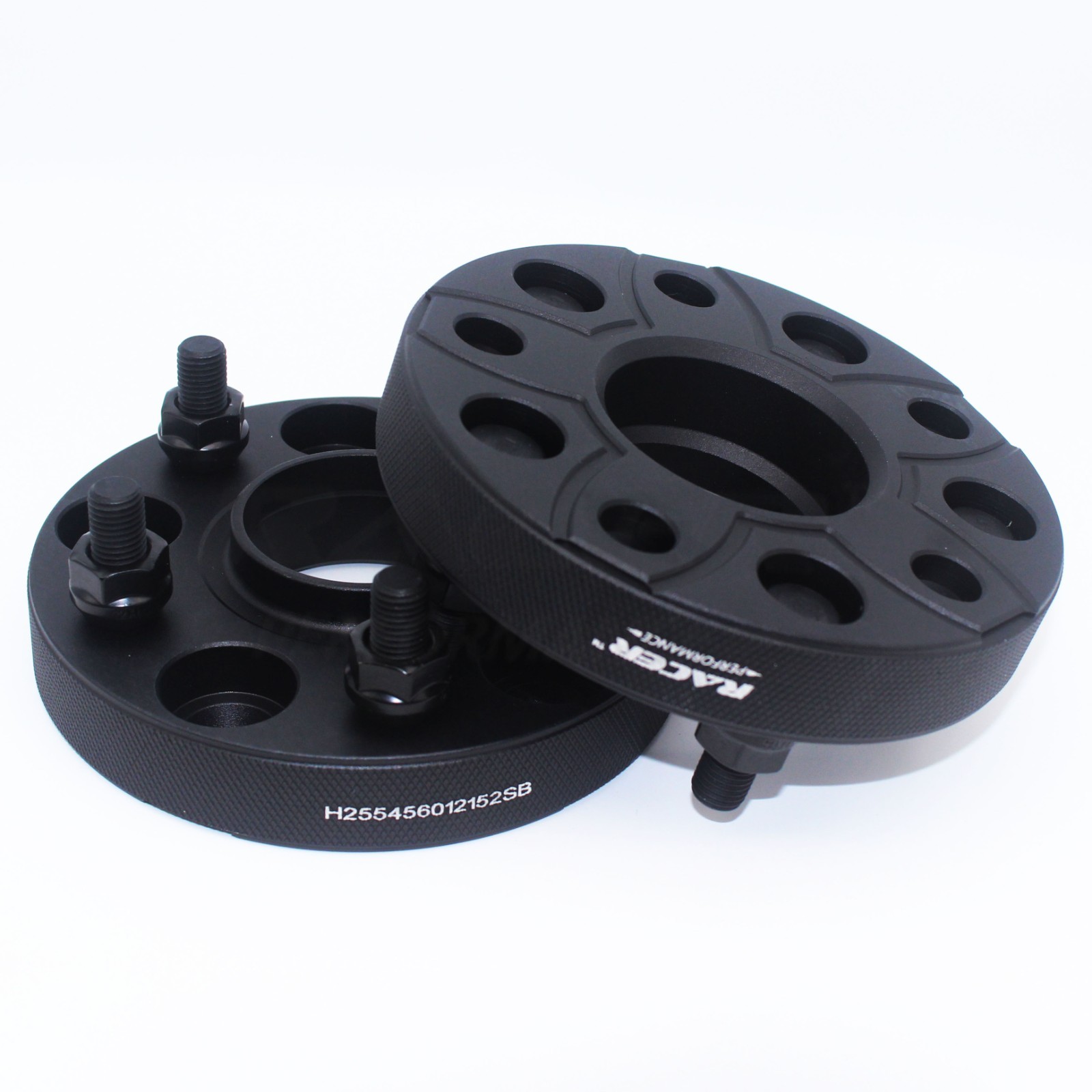 Hub Centric Spacers 25mm 5x114.3 60.1 Forged 6061 Fit Toyota Lexus Pair Black