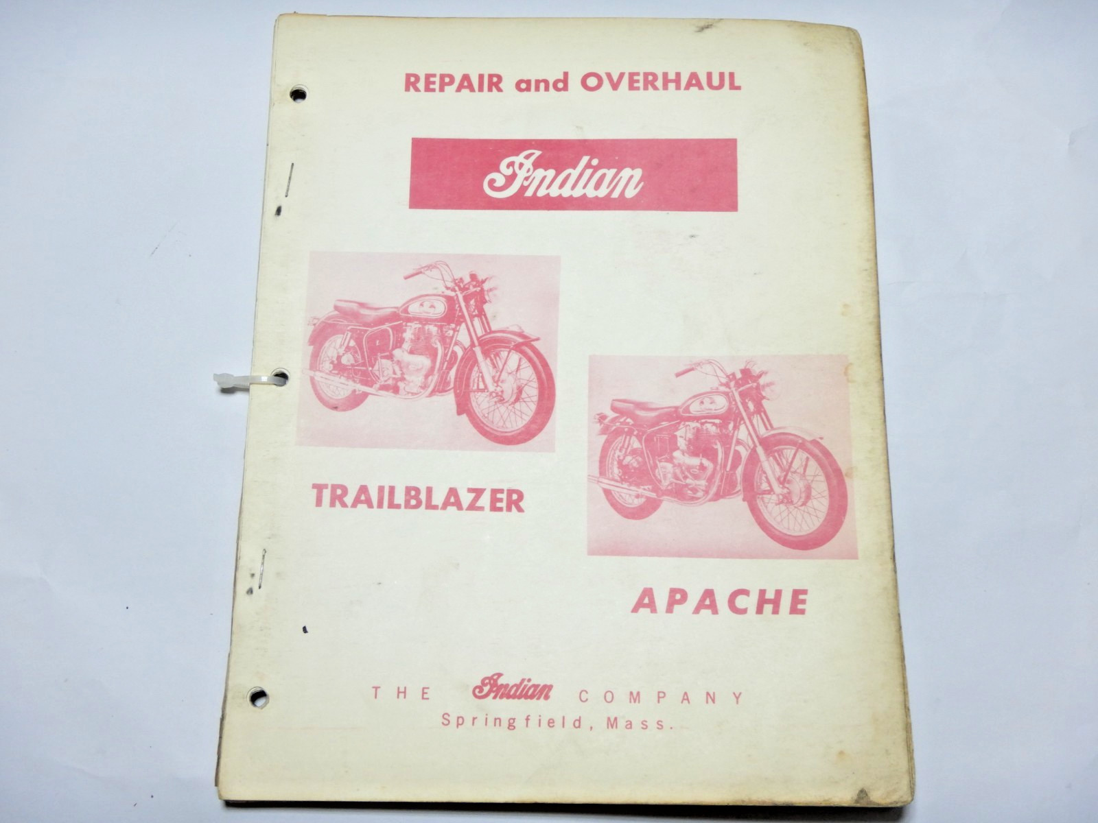 1955 1959 Indian Trailblazer Apache service repair manual