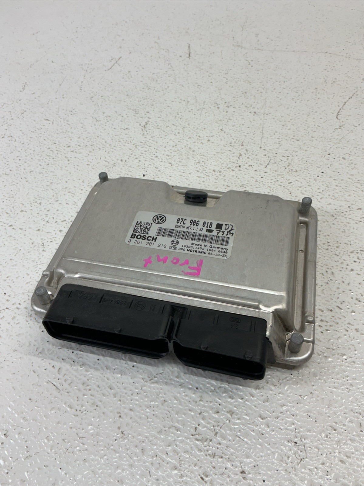 2005 Bentley Continental GT ECU/ECM 07C 906 018 AF 2005 Bentley Continental GT ECU/ECM 07C 906 018 AF