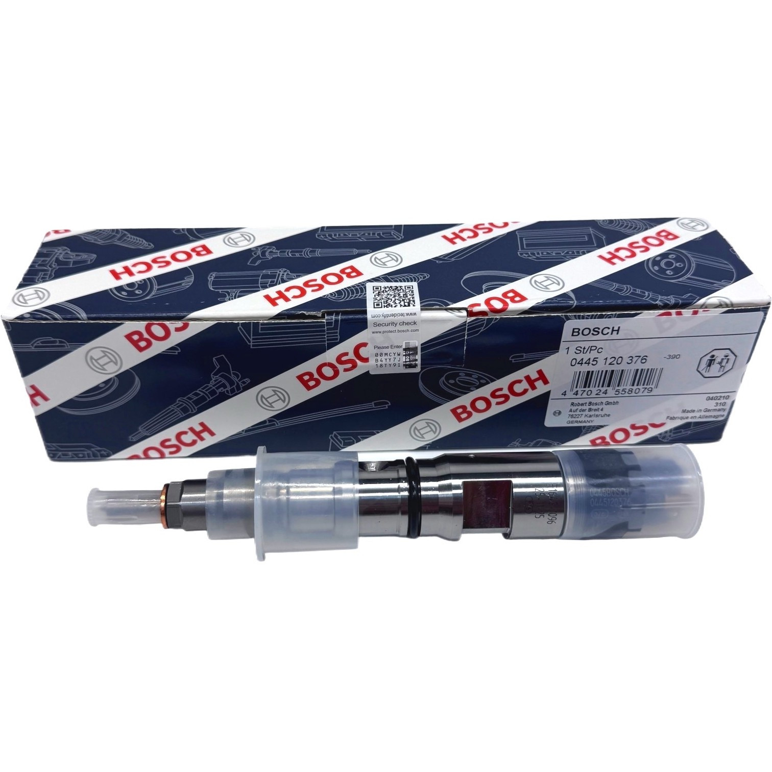 1X Diesel Fuel Injector 0445120376 400903-00104 For BOSCH Doosan DL06 EURO-5 6