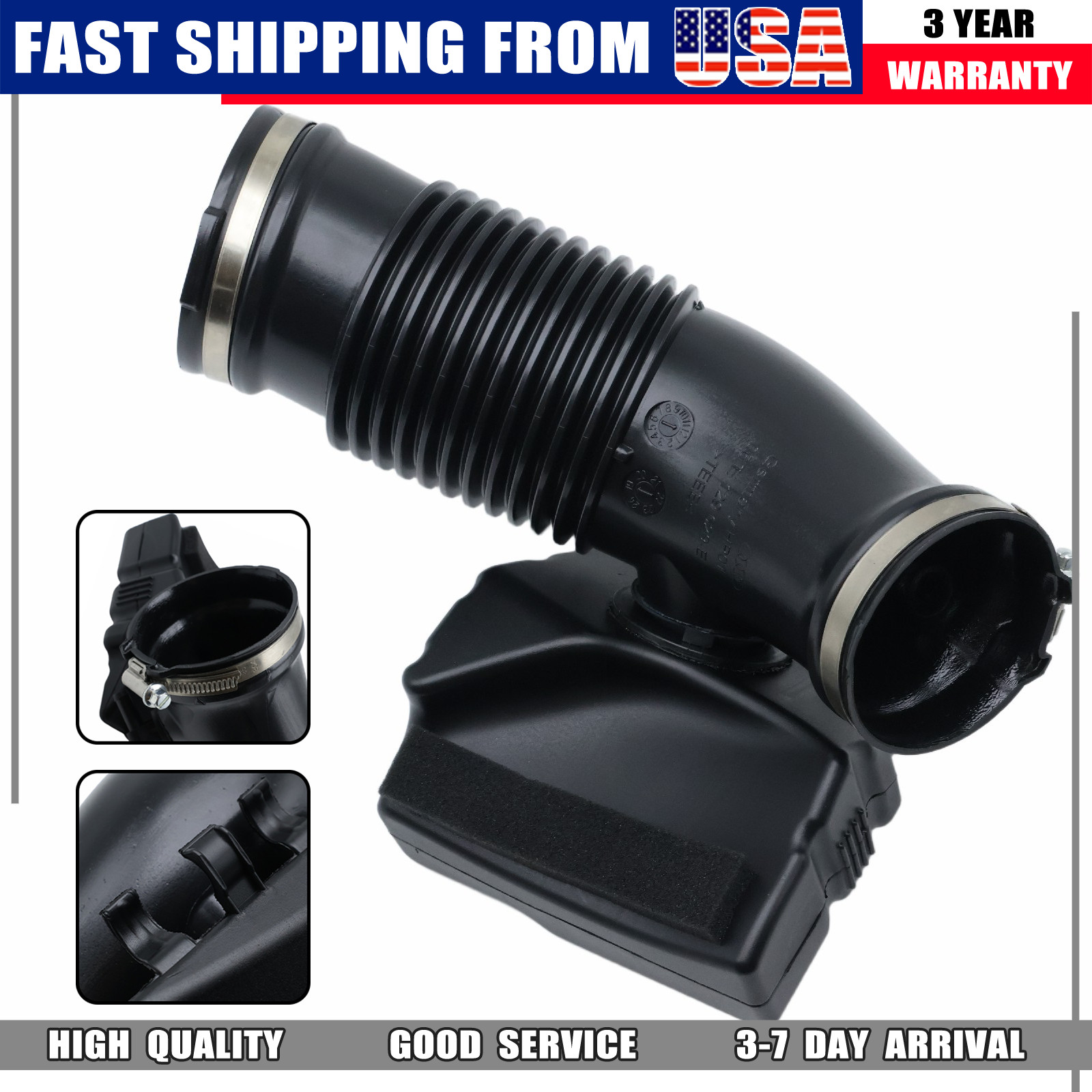 1x Engine Air Intake Hose Tube For Audi A6 3.2L V6 Sedan Wagon 2005-2011