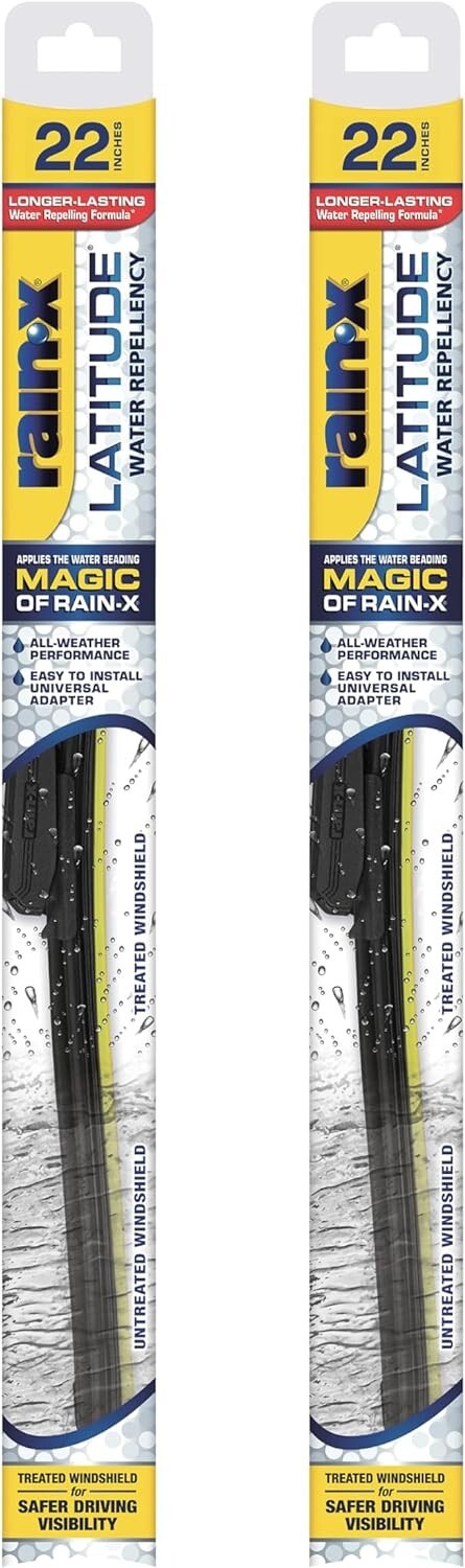 Rain-X - 810165 Latitude Water Repellency Wiper Blade, 22 Inch - 2 Pack Rain-X - 810165 Latitude Water Repellency Wiper Blade, 22 Inch - 2 Pack