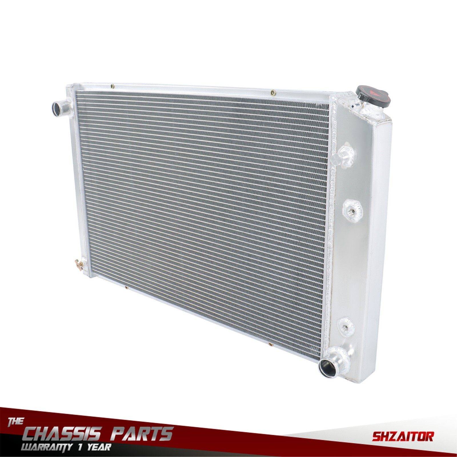 4 Row Aluminum Radiator+2 Fan 73-87 For Chevy C/K C10 C20 C30 K10/K20 GMC TRUCK