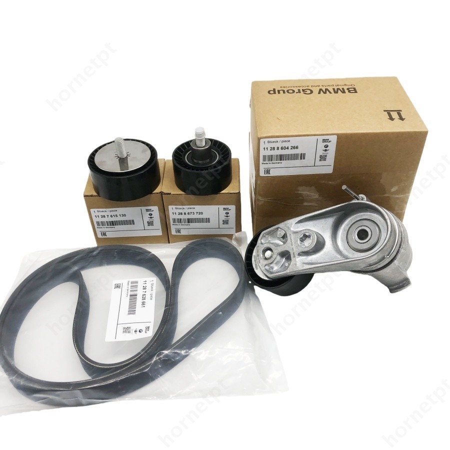 NEW 4PCS Belt Tensioner Pulley Kit For BMW F01 F10 F30 335i 535i N55 11288604266