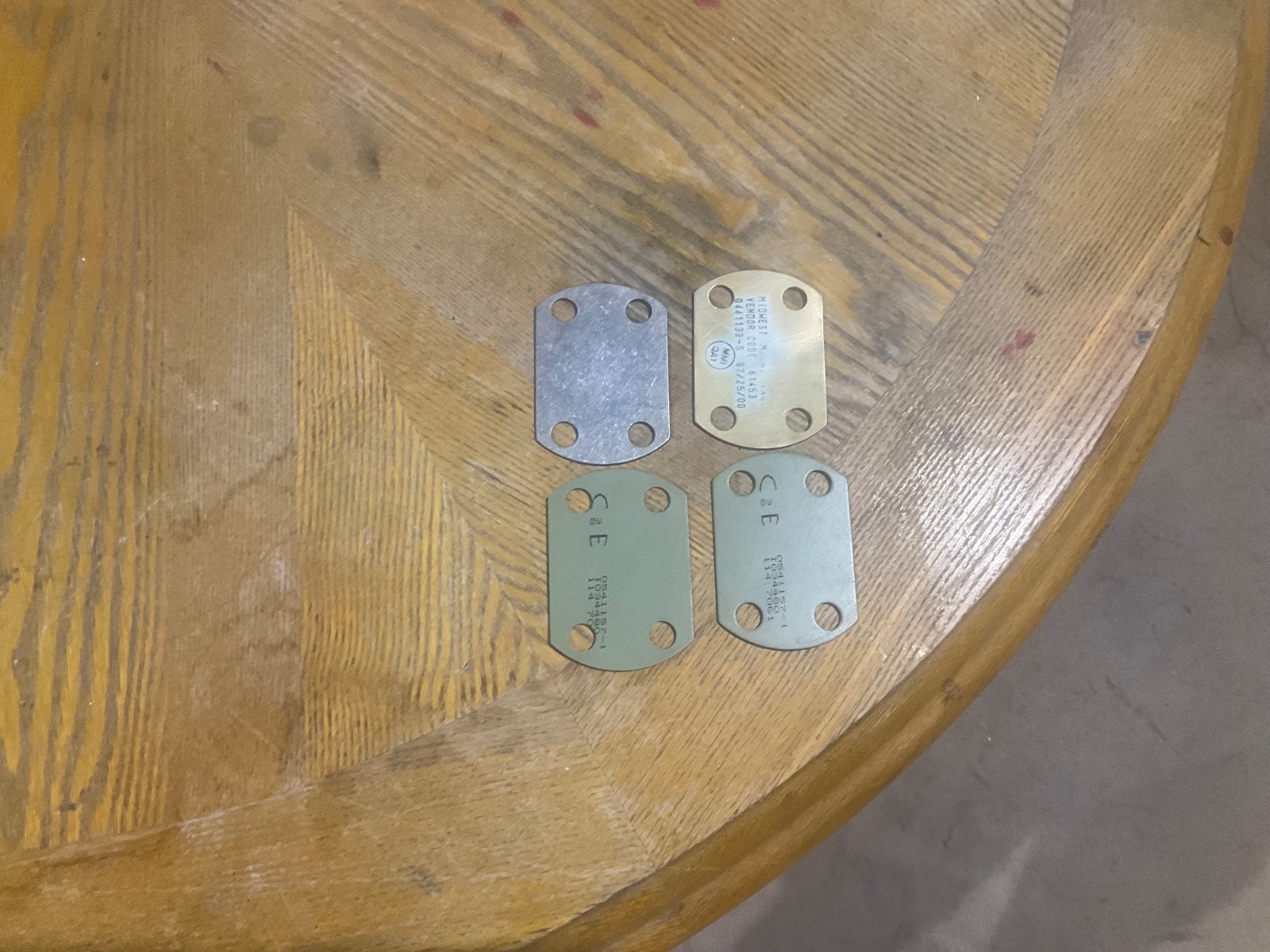 Aircraft Cessna Landing Gear Axle Alignment Shim 041139-5 and 0541157-1 Aircraft Cessna Landing Gear Axle Alignment Shim 041139-5 and 0541157-1