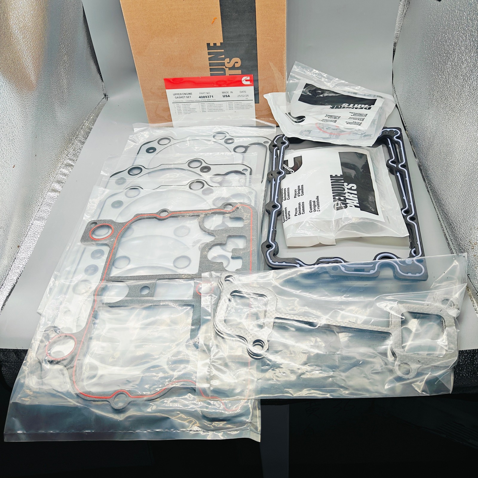 Upper Head Gasket Kit 4089371 4024928 3803716 Fits For Cummins N14 CELECT Upper Head Gasket Kit 4089371 4024928 3803716 Fits For Cummins N14 CELECT