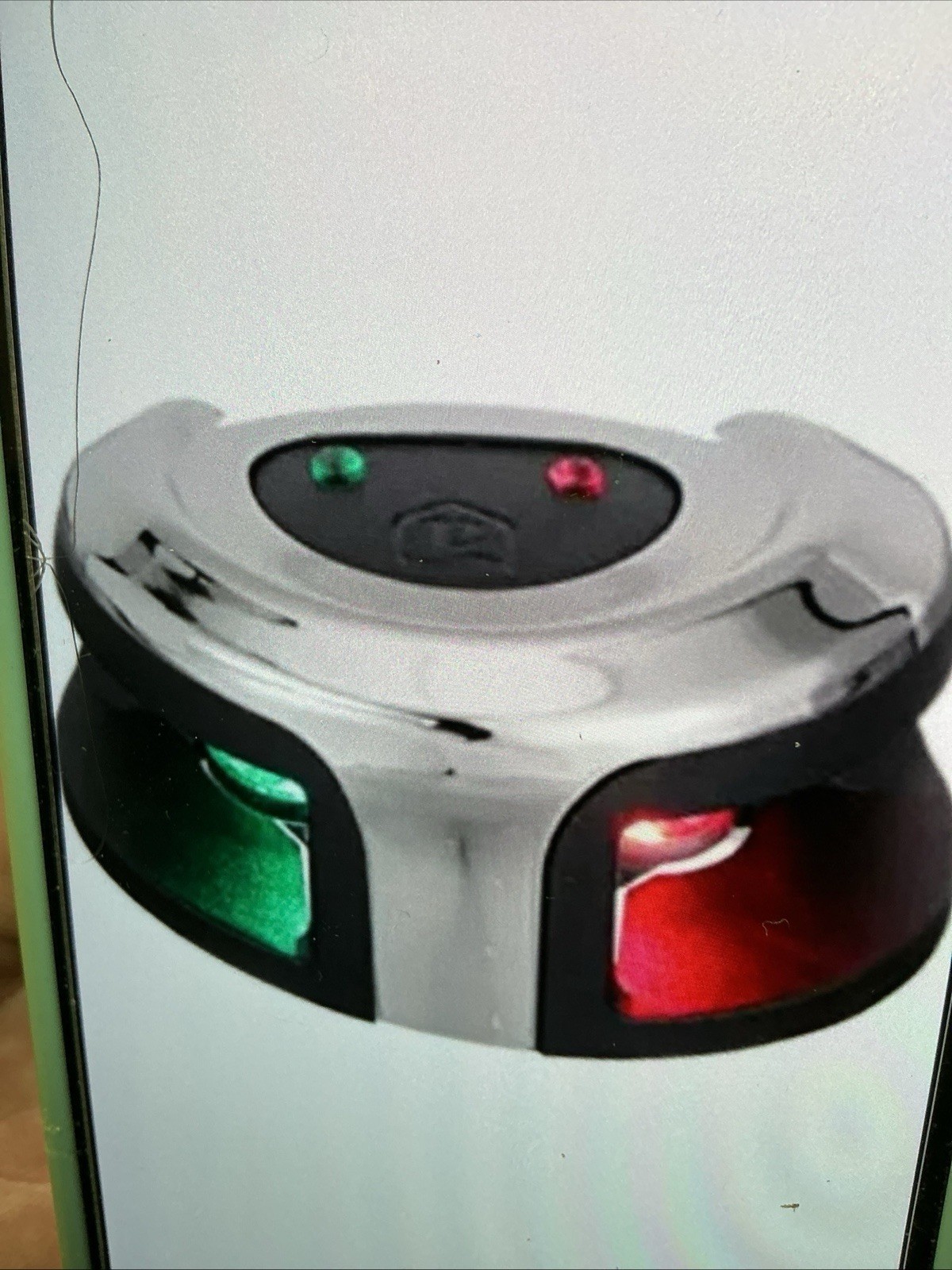 ATTWOOD NV1002SS-1 LED OVAL BOW SIDELIGHT BI COLOR SS 2NM MARINE LIGHT USCG NEW