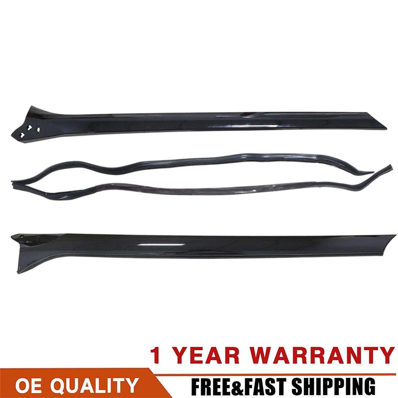 2Pcs Left + Right side FRONT A-PILLAR TRIM Molding Fit 2013-2021 Range Rover