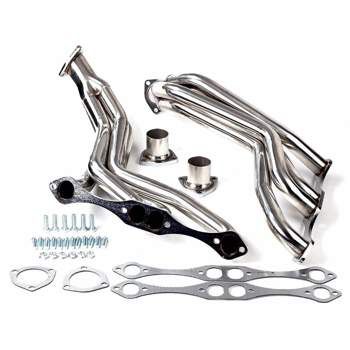 Fat Fenderwell Header for Chevy 35-48 Small Block V8 265-400 Stainless