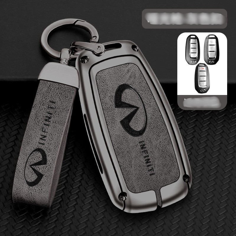 New Metal Key Fob Case Fob For INFINITI Q50 Q60 QX55 QX60 2018-2025 New Metal Key Fob Case Fob For INFINITI Q50 Q60 QX55 QX60 2018-2025