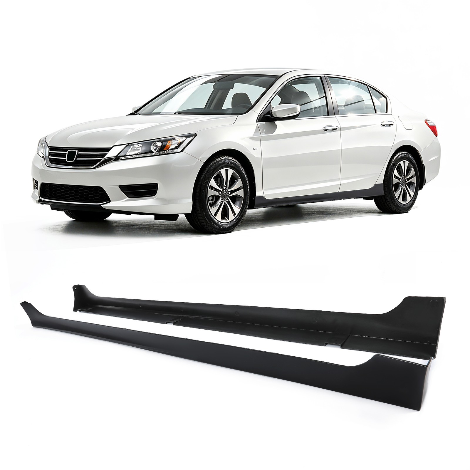 Side Skirts Extension Rocker Panel For Honda Accord 4dr 2013-17 2015 JDM MOD Side Skirts Extension Rocker Panel For Honda Accord 4dr 2013-17 2015 JDM MOD