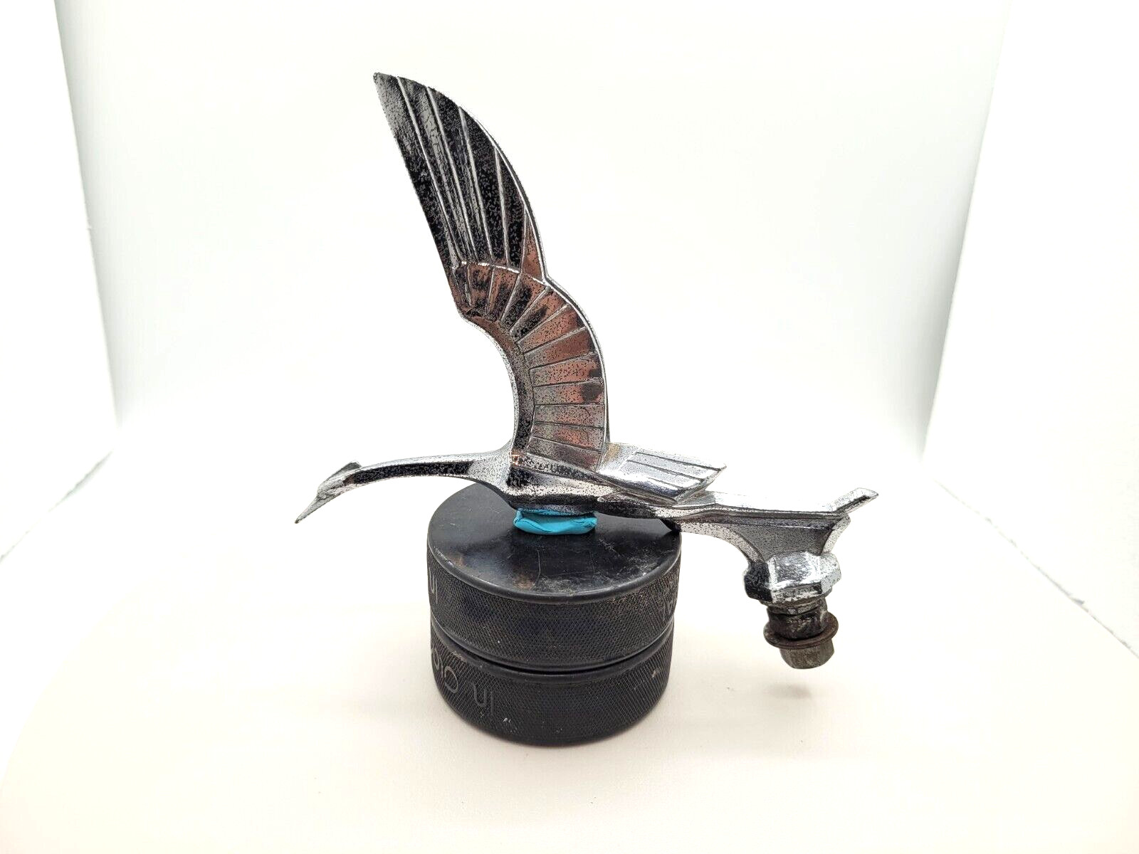 1930's Heron hood ornament 1930's Heron hood ornament