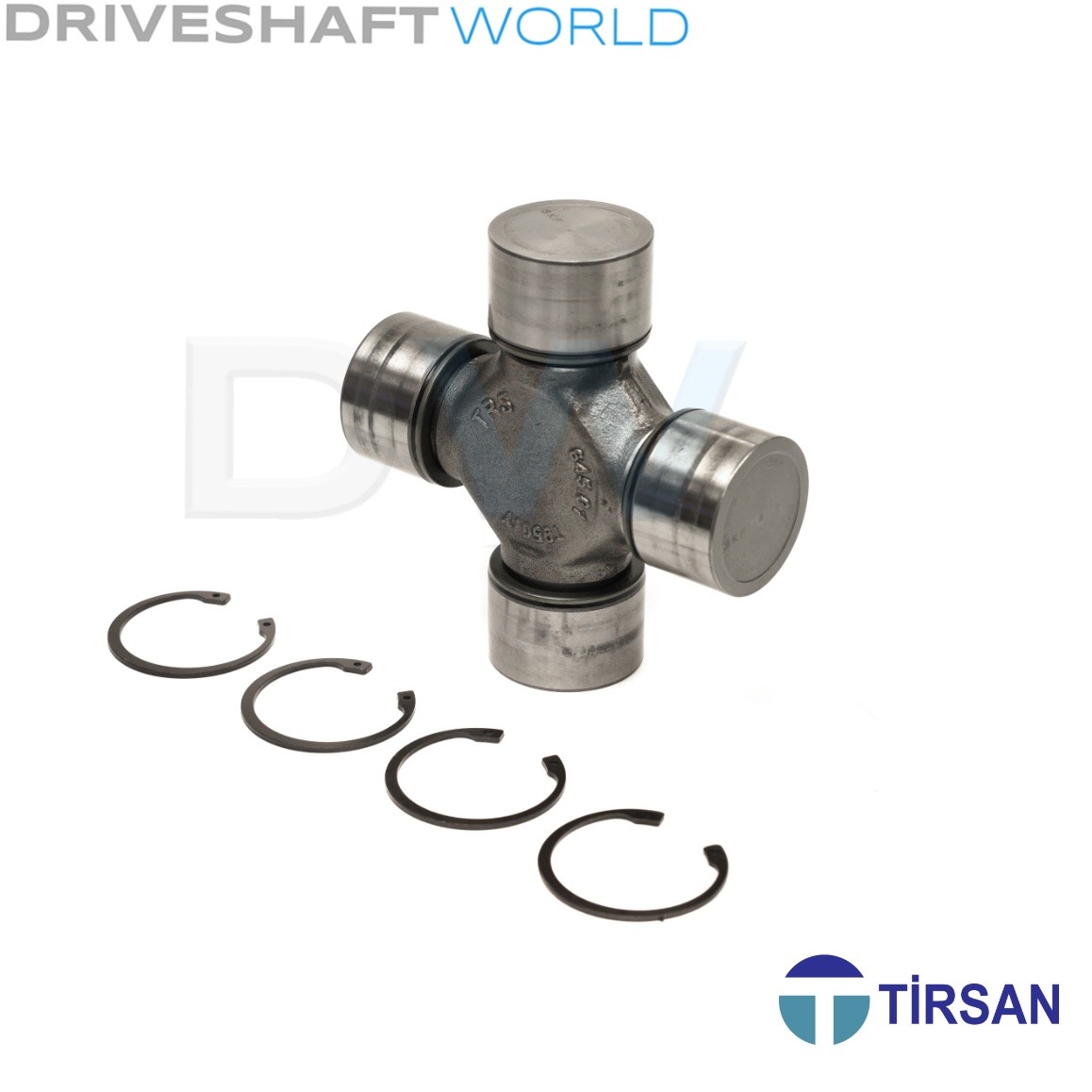 68745 / 2045 Series Tirsan Driveshaft Universal Joint 52mm x 147.2mm SKF Cups 68745 / 2045 Series Tirsan Driveshaft Universal Joint 52mm x 147.2mm SKF Cups