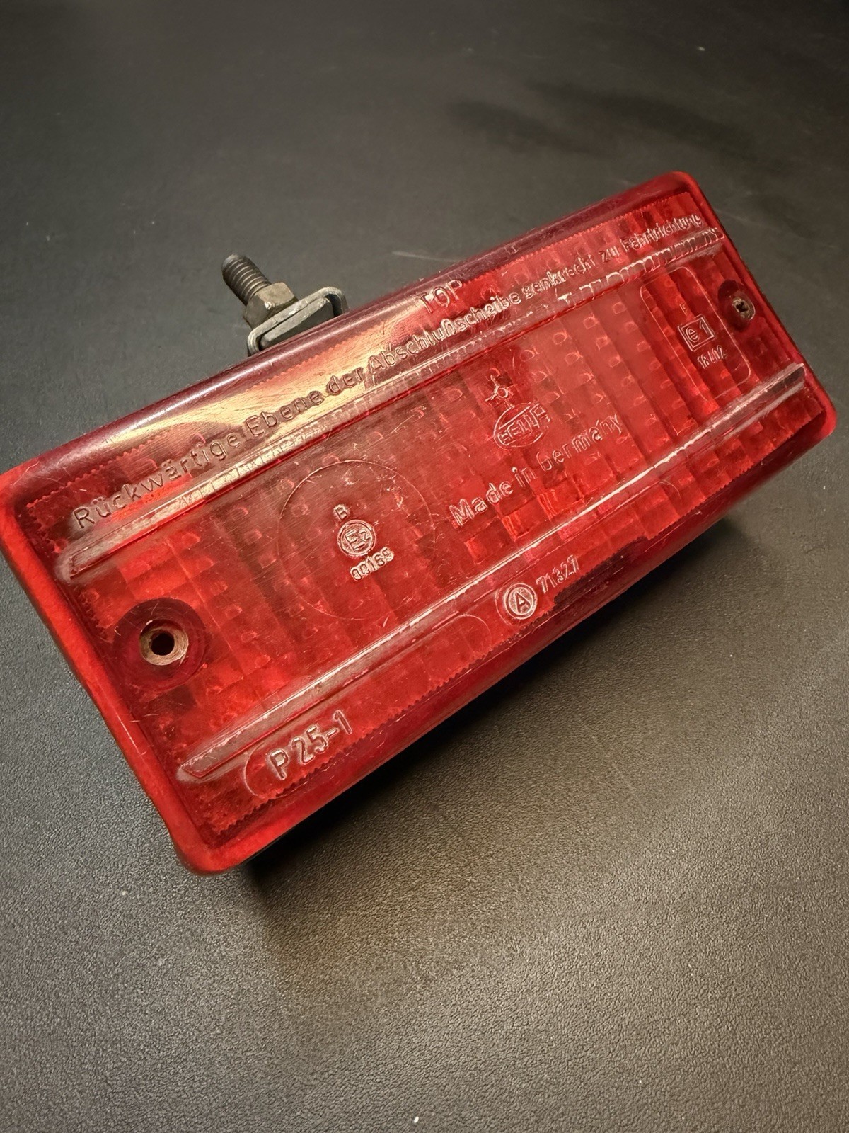 hella rear fog light red vintage old School chrome hella rear fog light red vintage old School chrome