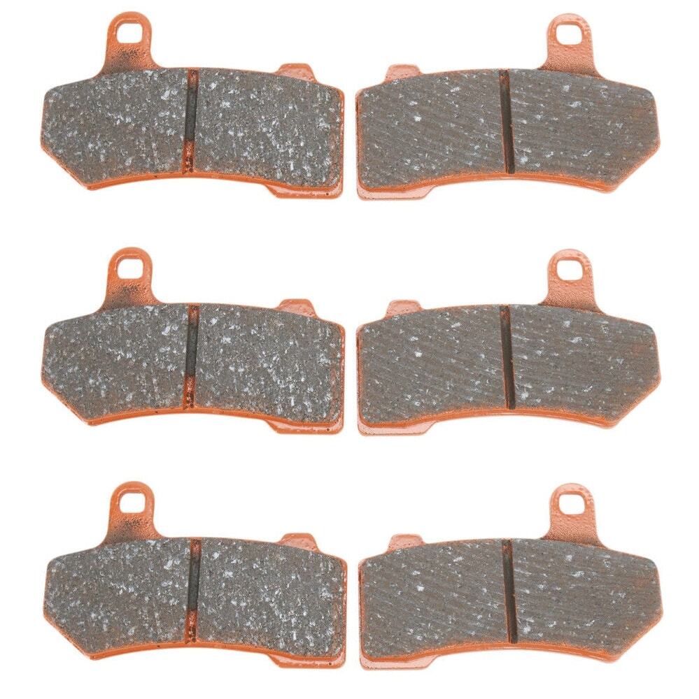 EBC FA409V x3 Semi Sintered Front/Rear Brake V Pads Set of 3 Harley FLH 08-23