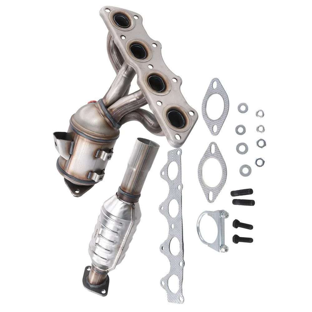 FITS: 2012-2017 HYUNDAI Accent 1.6L 2x Front Rear Catalytic Converters 1/E