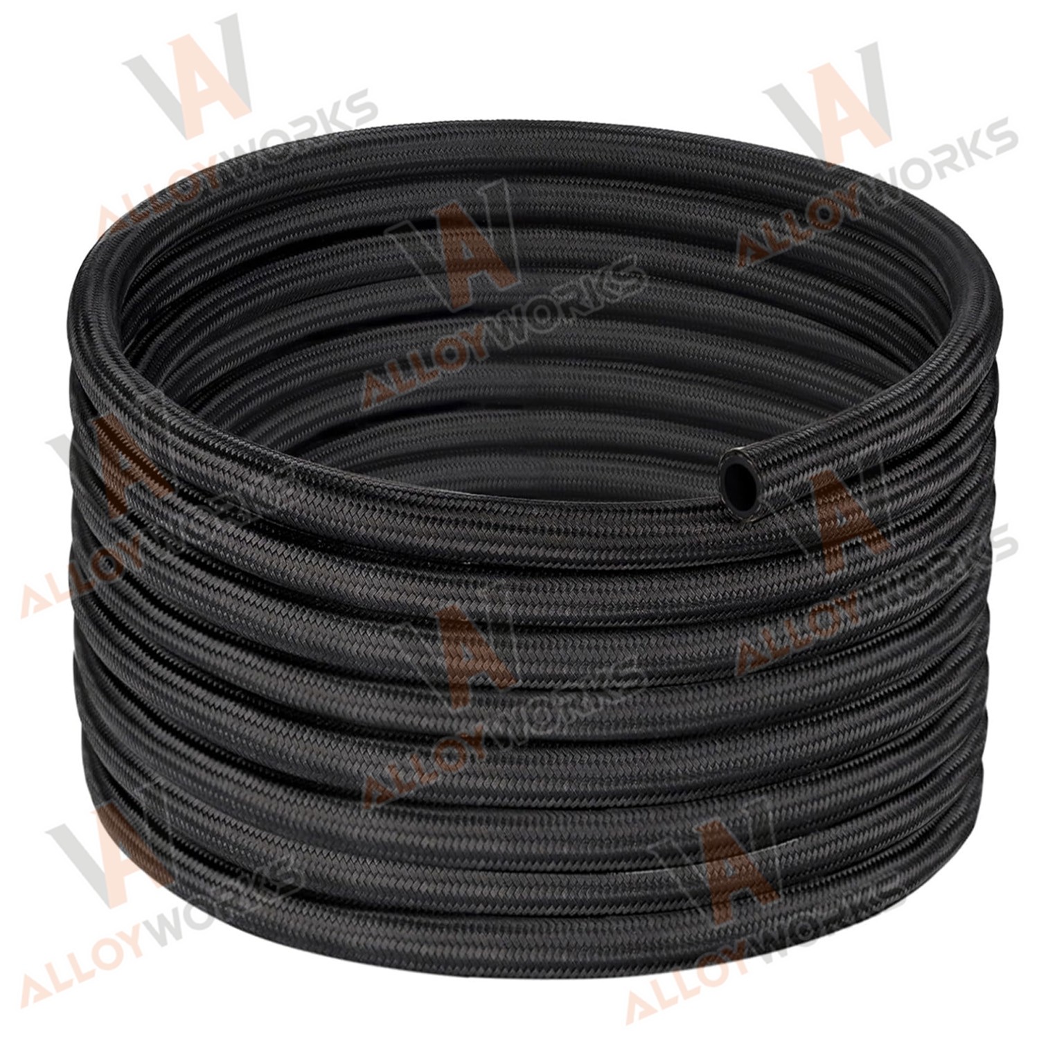 1x 6 AN 10FT Fuel Hose Oil Gas Line AN6 ID 0.31\