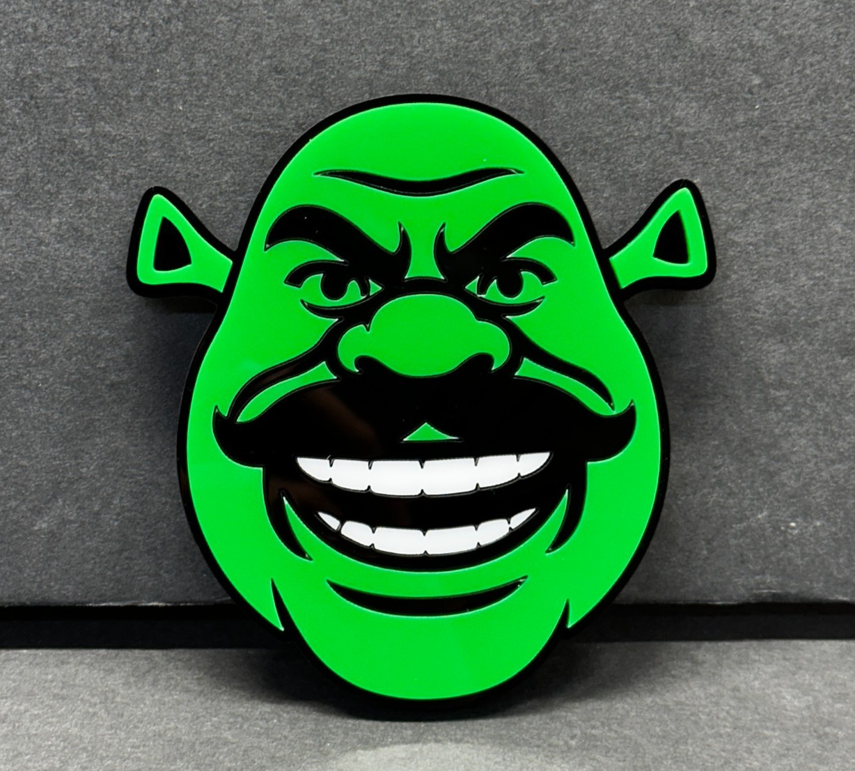 Funny Green Ogre Acrylic Badge – Cartoon Style Emblem for Cars, Laptops & Décor Funny Green Ogre Acrylic Badge – Cartoon Style Emblem for Cars, Laptops & Décor