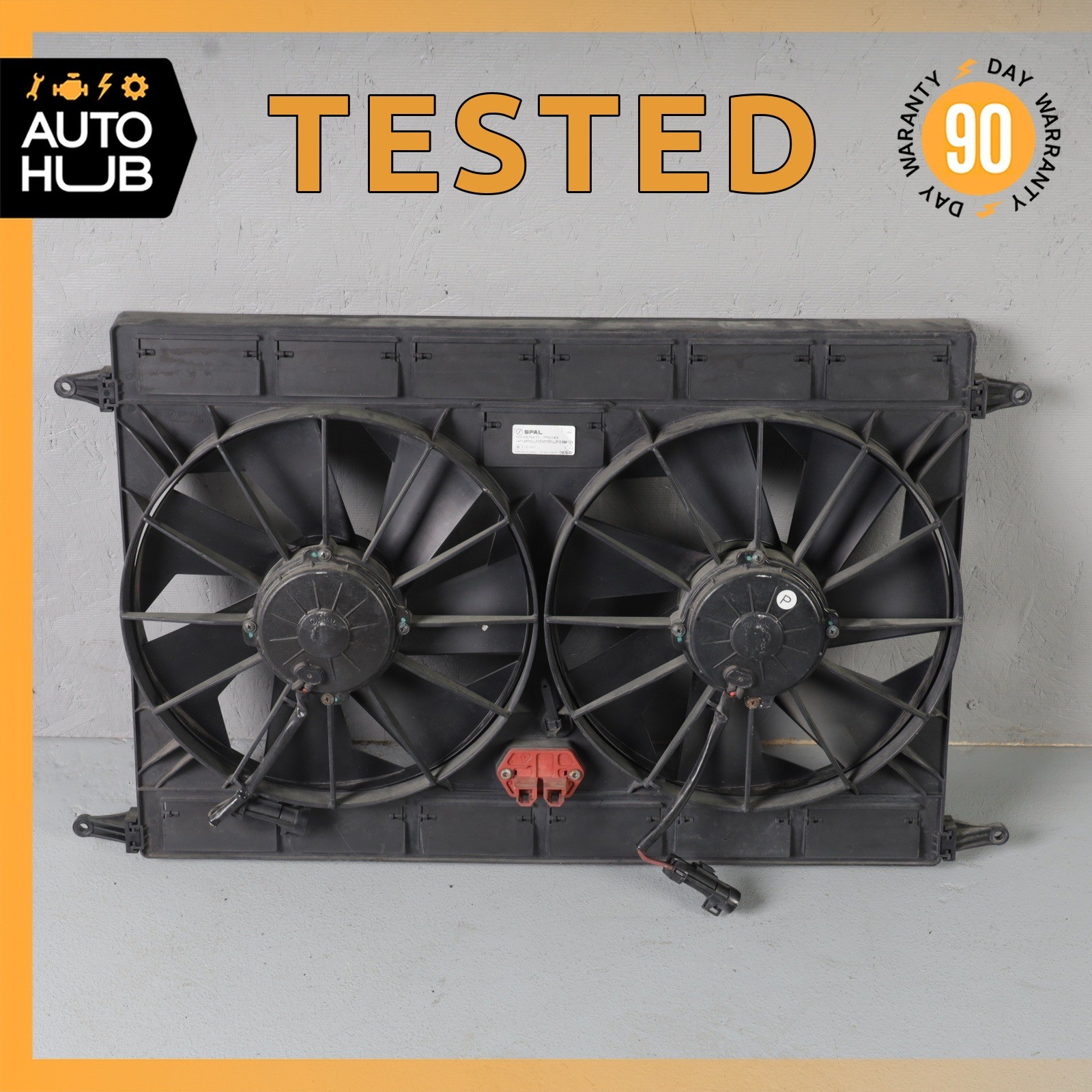 09-19 Maserati GranTurismo Quattroporte 4.7L Radiator Cooling Fan Motor OEM
