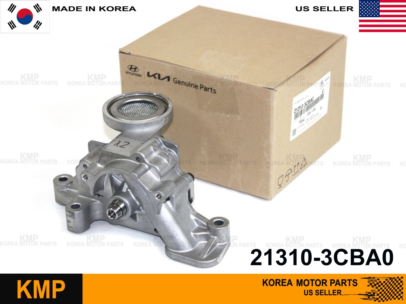 GENUINE⭐ Engine Oil Pump for 2010-2019 Hyundai Kia 3.3L 3.5L 21310-3CBA0