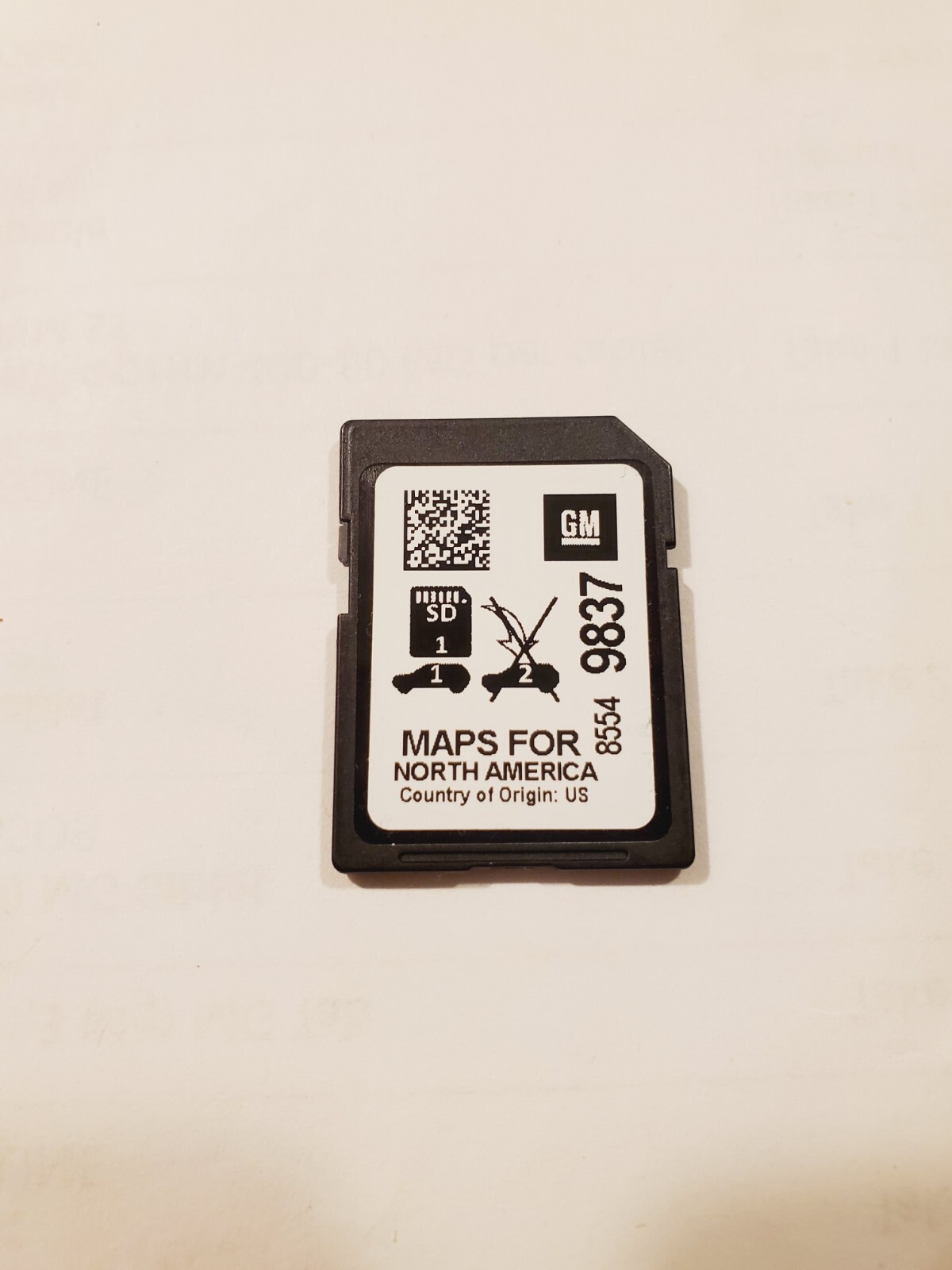 2018-2024 CHEVY GMC CADILLAC NAVIGATION SD CARD 8554 9837 FACTORY GM OEM 2018-2024 CHEVY GMC CADILLAC NAVIGATION SD CARD 8554 9837 FACTORY GM OEM