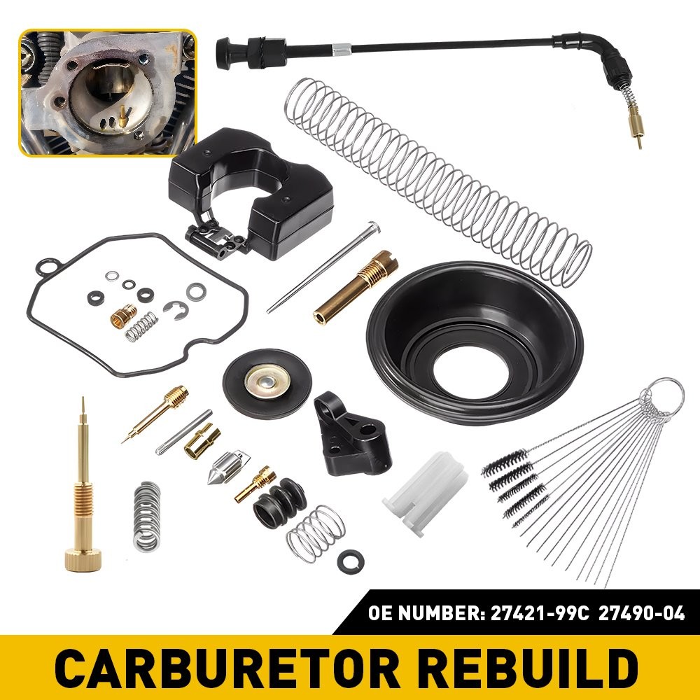 Fit Harley Davidson Tour Glide Classic FLTC Ultra Carburetor Rebuild Kit CV40