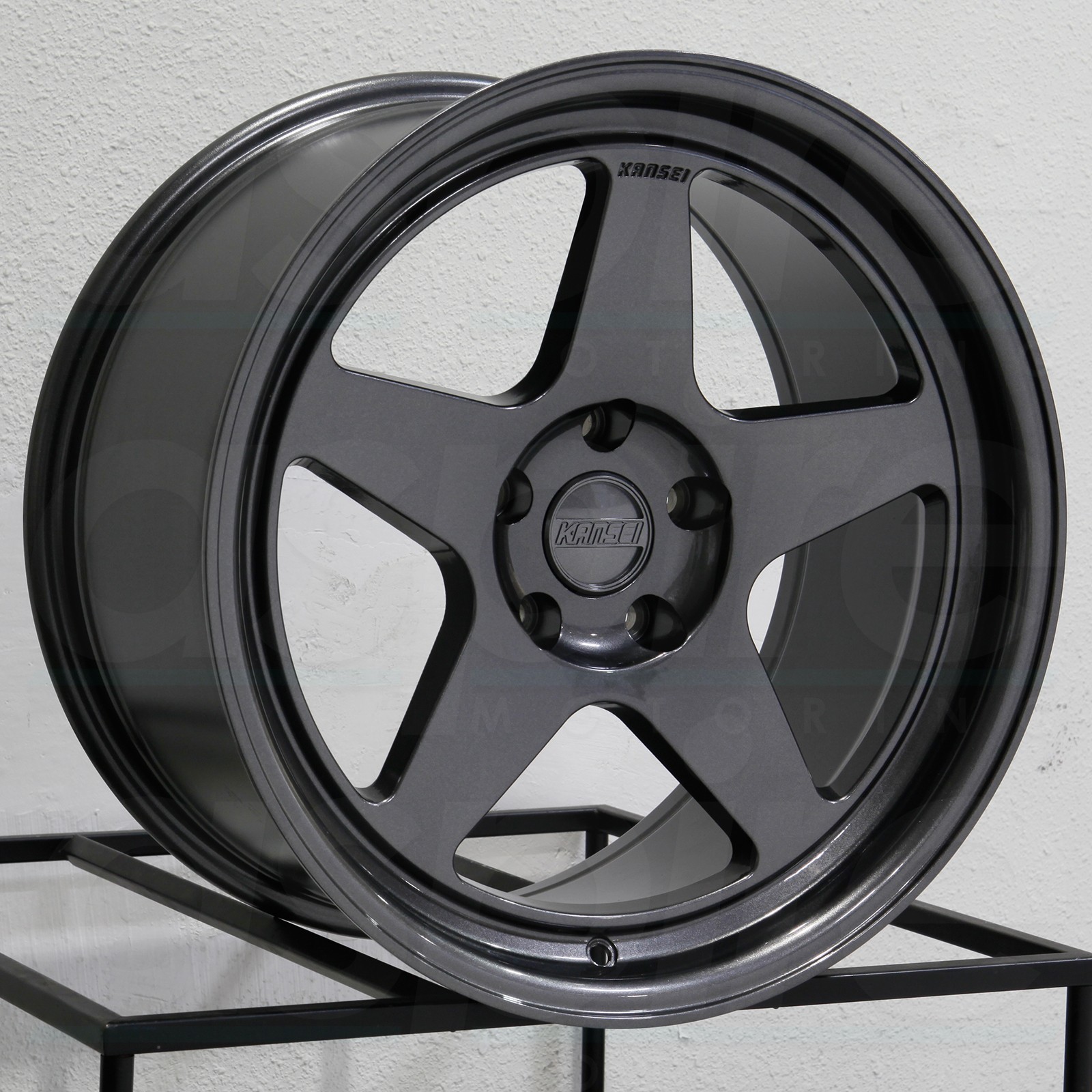 18x8.5 Kansei Knp 5x114.3 35 Gunmetal Wheels Rims Set(4) 73.1 18x8.5 Kansei Knp 5x114.3 35 Gunmetal Wheels Rims Set(4) 73.1