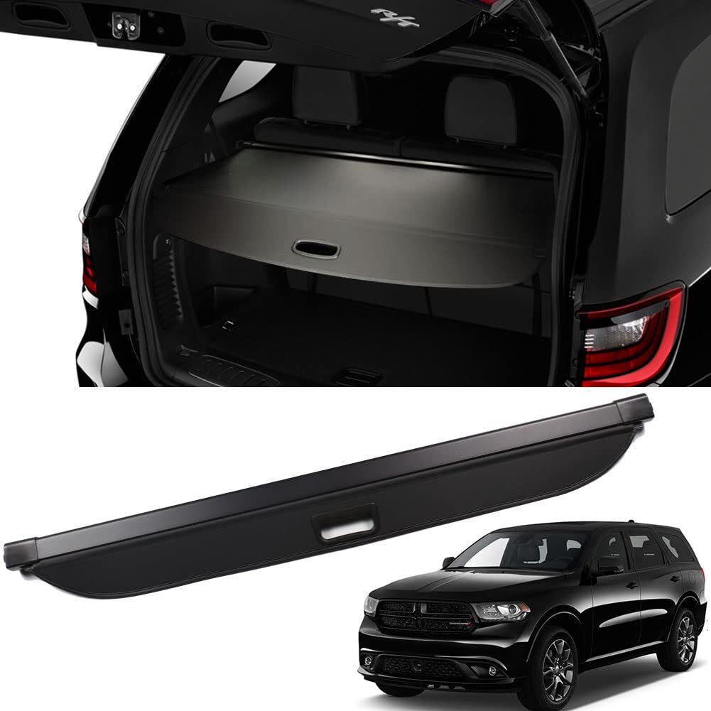 Retractable Cargo Cover For Dodge Durango 2011-2021 (Just fit for 3row up) Shade