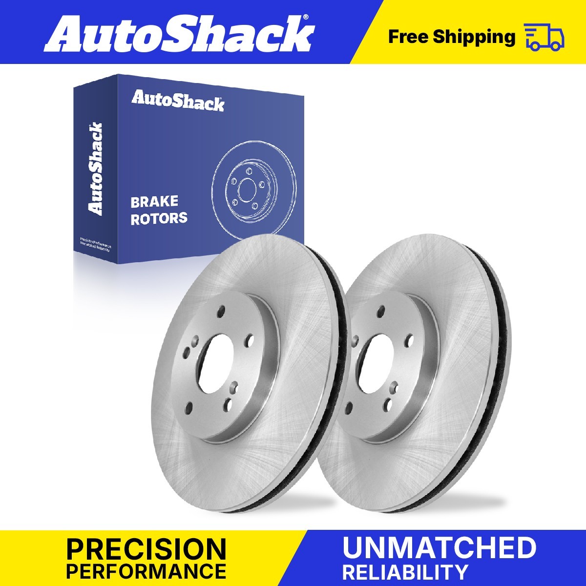 Front Brake Rotors Pair for Honda, Accord 2003-2012, FWD L4 2.4L V6 3.0L 3.5L
