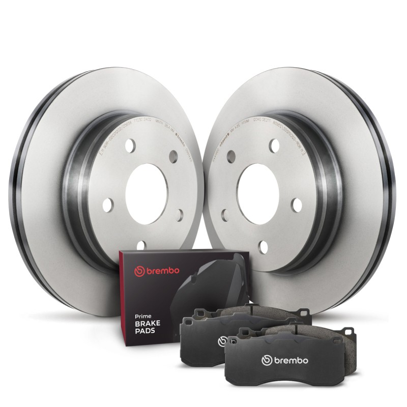 Brembo OE Rear Disc Brake Kit for 2011-2014 Volkswagen Touareg & 2011-2018