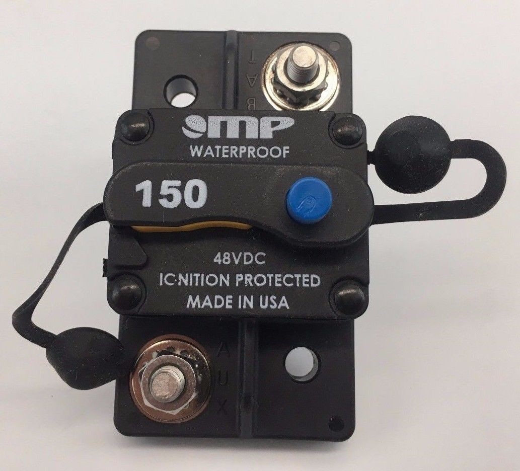 Mechanical Products 150 High Amp Surface Mount Circuit Breaker Reset DC - USA Mechanical Products 150 High Amp Surface Mount Circuit Breaker Reset DC - USA