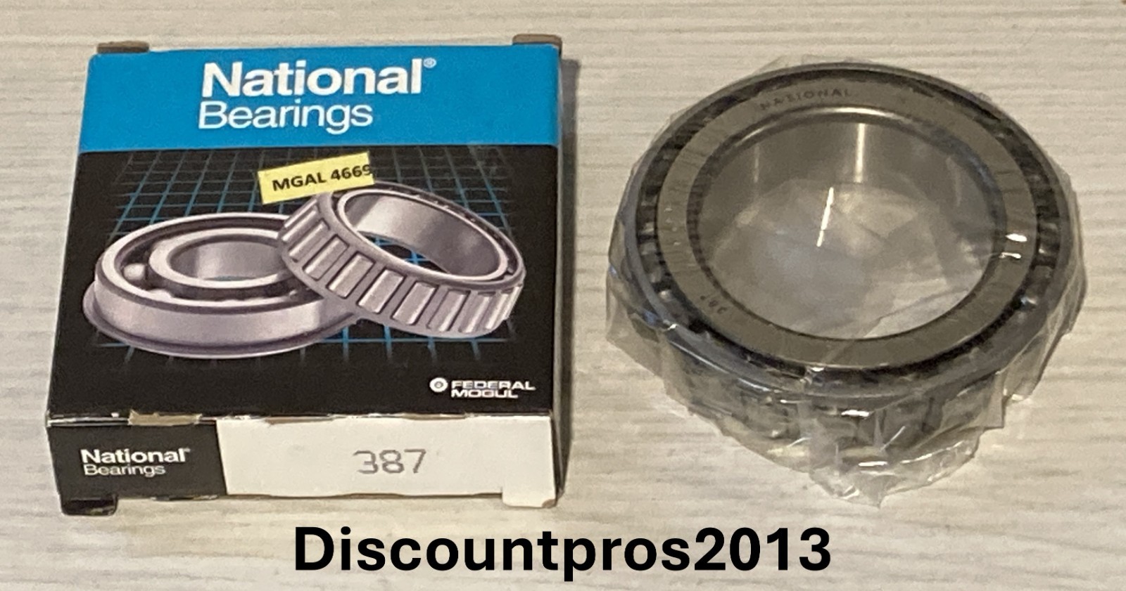 National Bearings 387 Rear Outer Bearings GMC Studebaker 1939-1948 National Bearings 387 Rear Outer Bearings GMC Studebaker 1939-1948