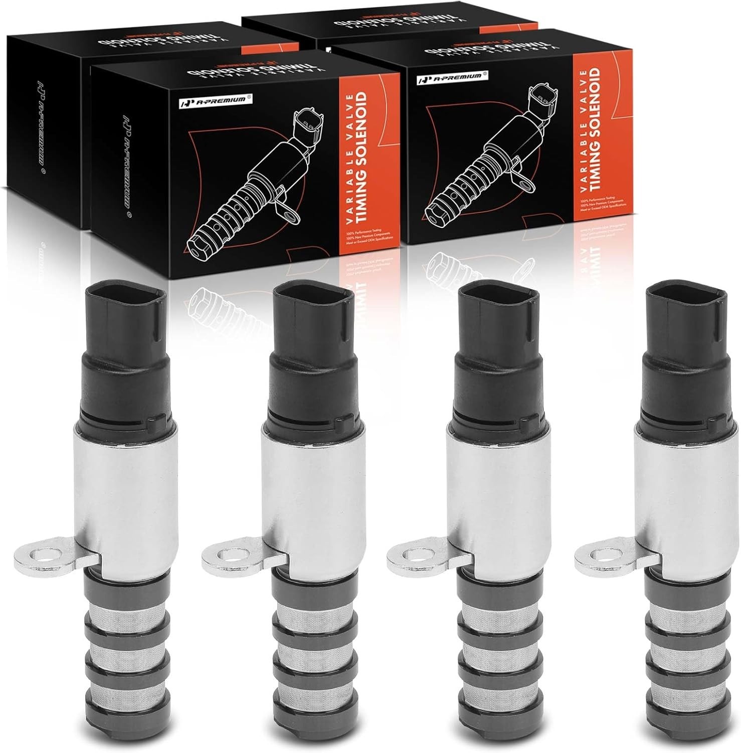 BRAND NEW A-Premium 4-PC Engine Variable Valve Timing (VVT) Solenoids Exhaust BRAND NEW A-Premium 4-PC Engine Variable Valve Timing (VVT) Solenoids Exhaust