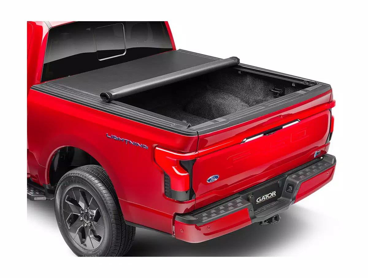 Gator SRX Soft Roll-Up Tonneau Fits 21-26 F150/F150 Raptor, 22-26 Lightning 5\'7\