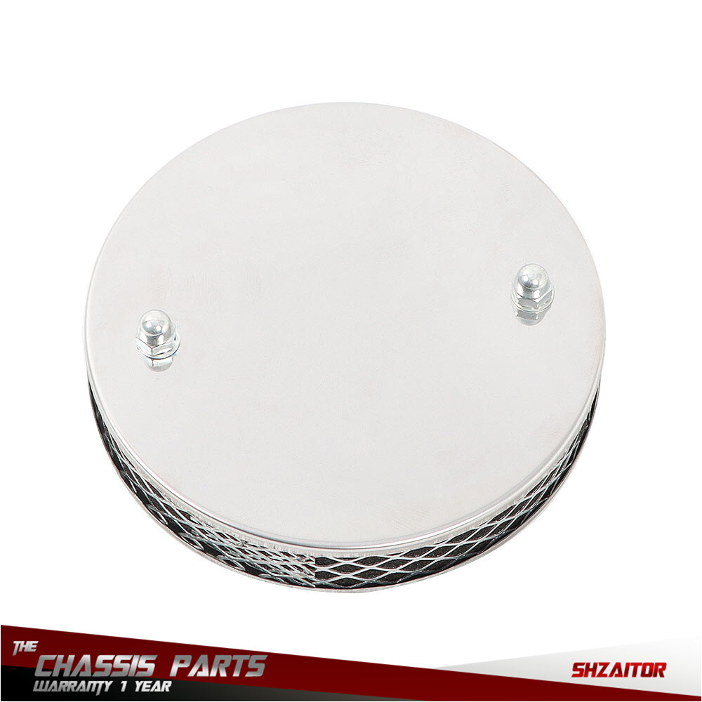 Pancake High Air Flow Chrome Air Filter For SU HS4 Carburettor 1.5Inch