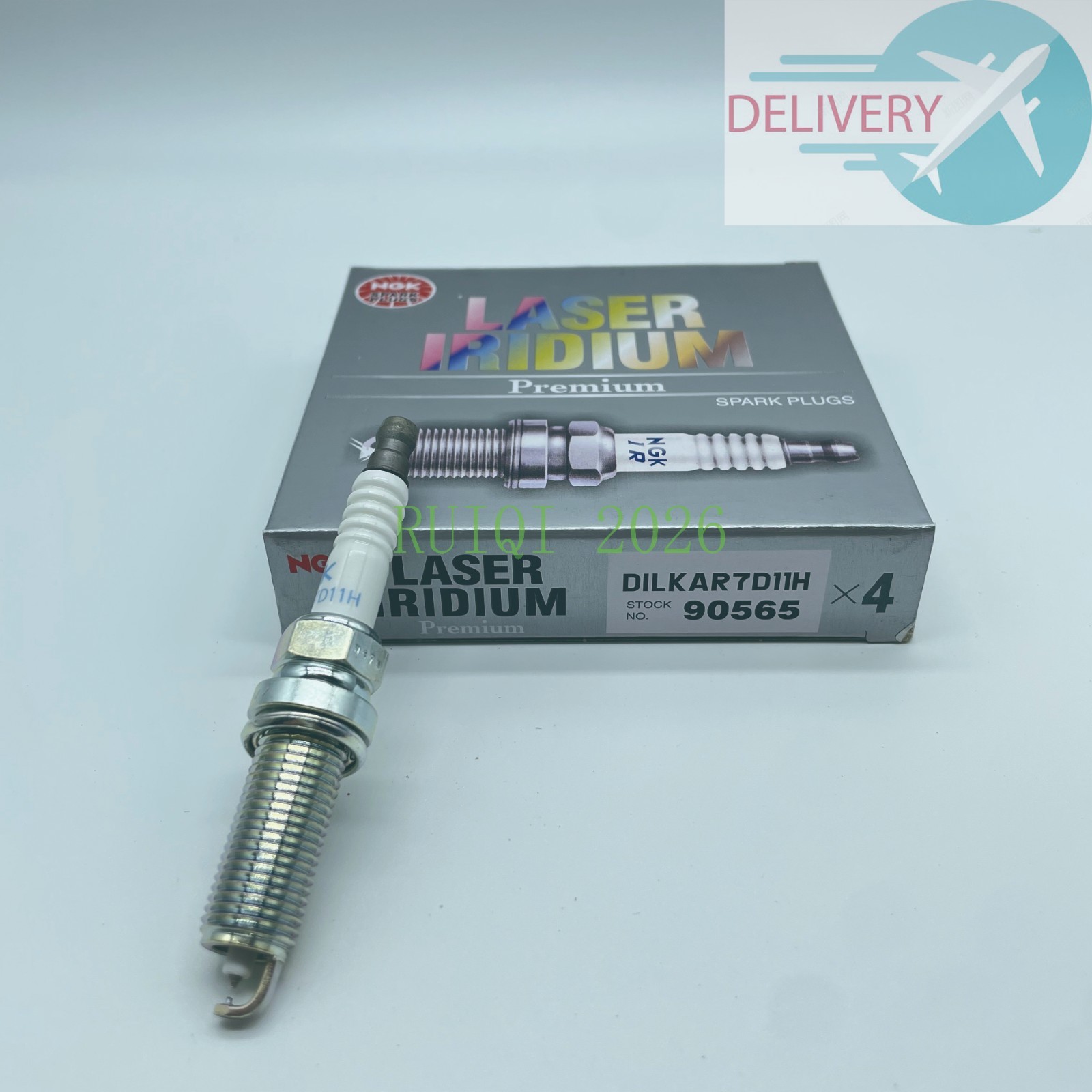 4X NGK 90565 DILKAR7D11H Laser Iridium Spark Plugs For Nissan Qashqai Rogue 2.0L