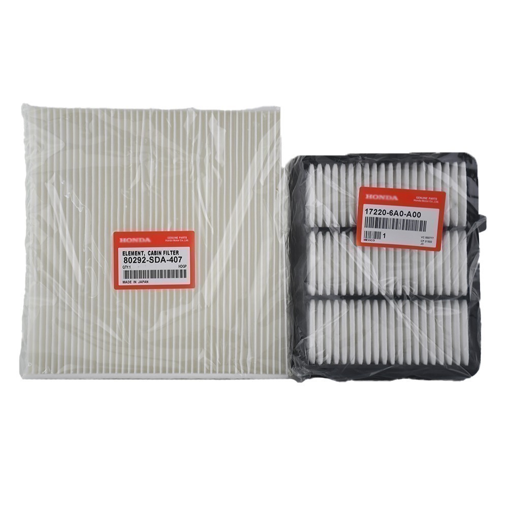 2 Pack Genuine Honda Air & Cabin Filter (6A0/SDA) for Accord 1.5L 2018-2022