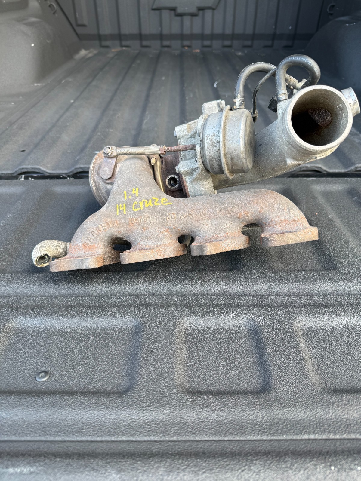 11-19 Chevy Cruze/Sonic 1.4L Engine Turbocharger includes coolant/oil supply kit