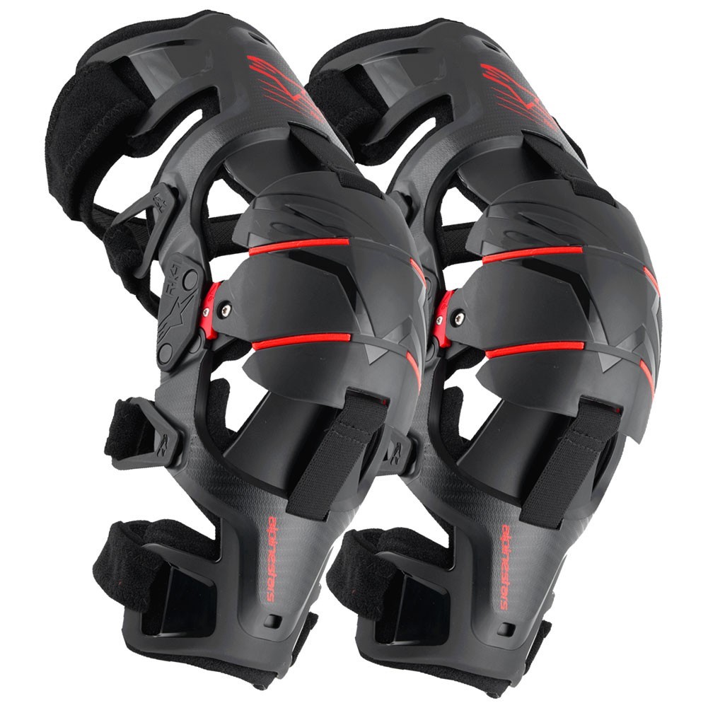 Alpinestars RK-1 Plasma Knee Brace, Black and Red Size Large/X-Large Alpinestars RK-1 Plasma Knee Brace, Black and Red Size Large/X-Large