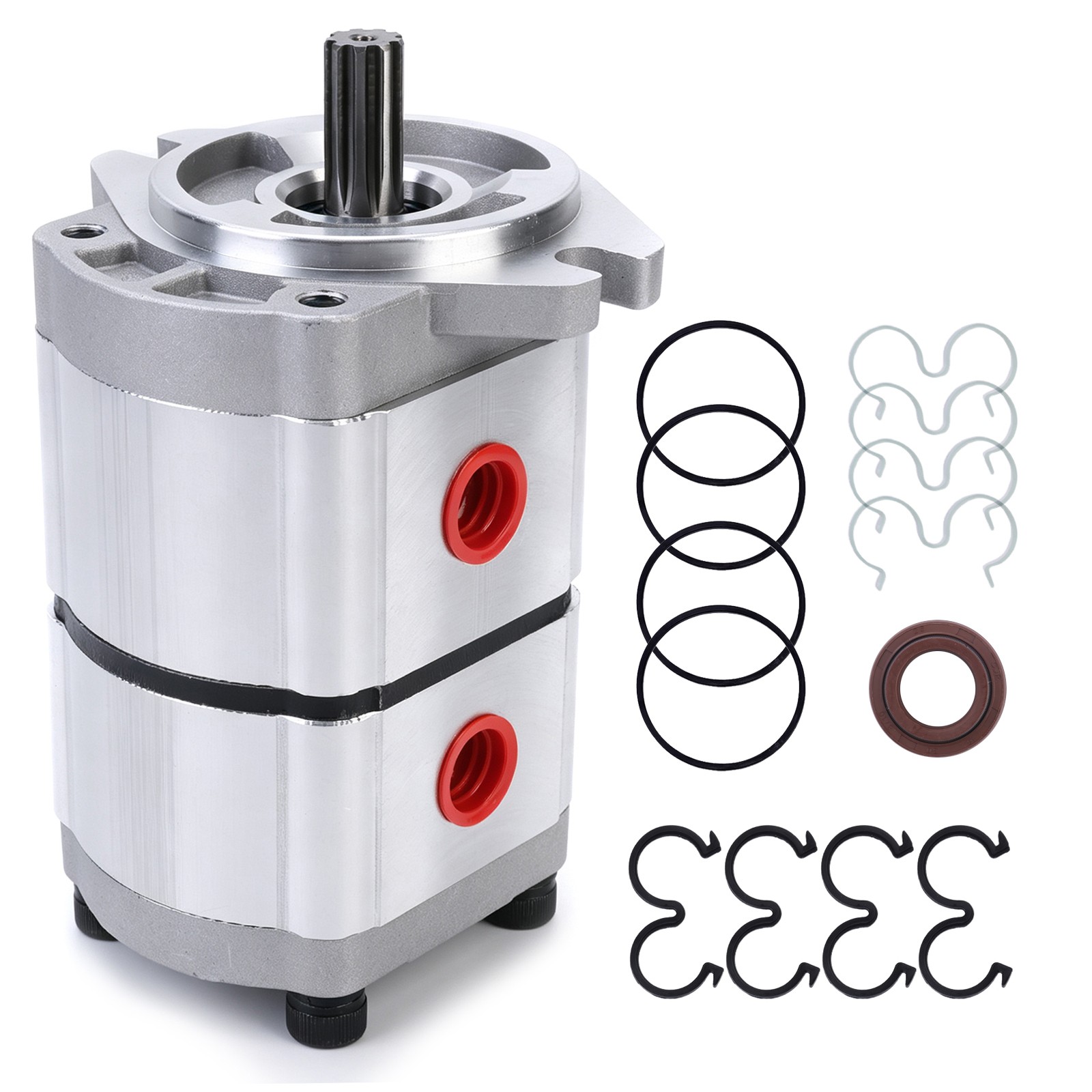 PGP51083G3LP Hydraulic Gear Pump High Pressure Double Oil Pump w/147549GT Kit US