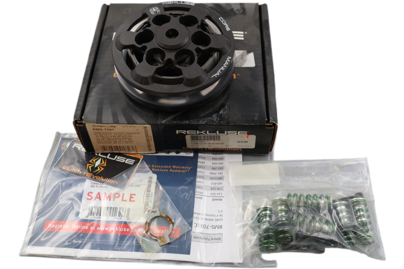 RMS-7081 NEW REKLUSE CORE MANUAL CLUTCH KIT FITS KTM HUSQVARNA